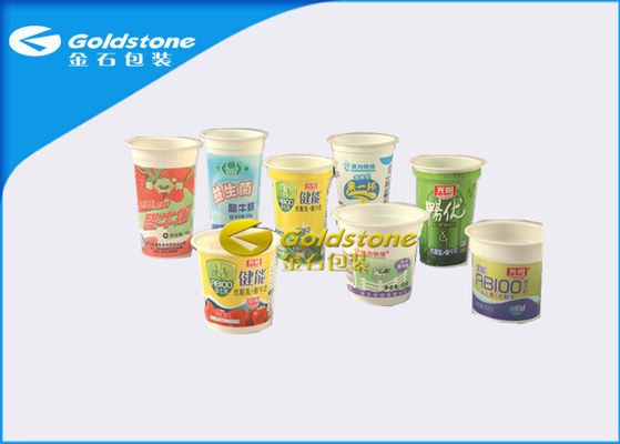 ヒップ/PP/プラスチックのフローズンヨーグルトのコップ、上限のプラスチック コップ